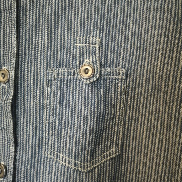 Vintage Bullet Blue Jeans 100% Cotton Top Size Small - Picture 8 of 8